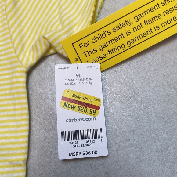 NWT Carter’s PJs - Picture 5 of 8